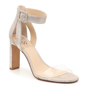 COPY - NWOB Vince Camuto Bevvyn Brushed Silver Metallic Heel